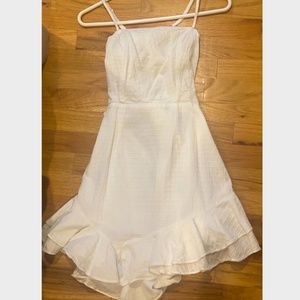 Bustier Wrap Dress White